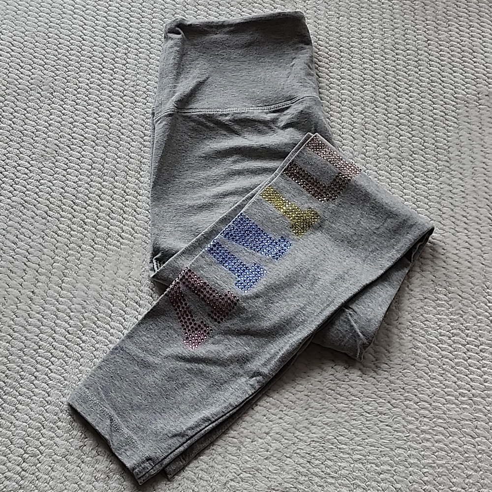 Victoria Secret Pink Gray Leggings
